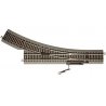 Code 83 22′ Radius Snap Switch (R) - Remote -- Right Hand, HO, Atlas Model Railroad Co. 485