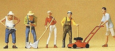 People Working -- Gardeners, HO, Preiser Kg 10463