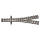 Code 55 Turnout, Nickel-Silver Rail, Brown Ties -- 2-1/2 Wye, N, Atlas Model Railroad Co. 2056