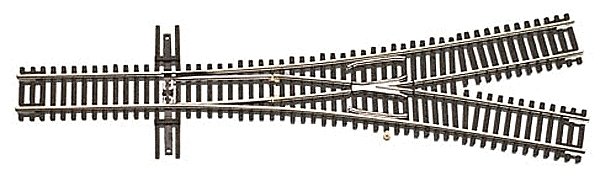 Code 55 Turnout, Nickel-Silver Rail, Brown Ties -- 2-1/2 Wye, N, Atlas Model Railroad Co. 2056