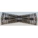 Code 83 Crossing - Nickel Silver with Brown Ties -- 19 Degrees, HO, Atlas Model Railroad Co. 572