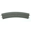 True-Track(R) Code 83 Track & Roadbed System -- 18′ Radius Curve Sections pkg(4), HO, Atlas Model Railroad Co. 460
