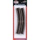 Code 83 Curved Snap Track -- 15′ Radius pkg(6), HO, Atlas Model Railroad Co. 530