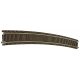 Code 55 Track w/Nickel-Silver Rail & Brown Ties -- 71′ Radius Full Curve pkg(6), N, Atlas Model Railroad Co. 2031