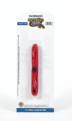 Terminal Extension Wire - E-Z Track(R) -- 10′ Long (red), HO, Bachmann Industries 44498