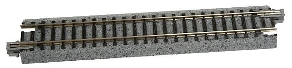 Straight Roadbed Track Section - Unitrack -- 4-7/8′ 12.4cm pkg(4), N, Kato USA Inc 20020