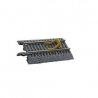 Code 65 Straight Bumper with Gray Ballast - True Track -- Yellow Bumper, 2′ 5.1cm pkg(2, N, Atlas Model Railroad Co. G2425