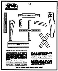 Track Planning Template Set, HO, Atlas Model Railroad Co. 361