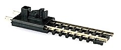 Bumper Track -- Black Ties, 2-3/8′ length, N, Atlas Model Railroad Co. 2536
