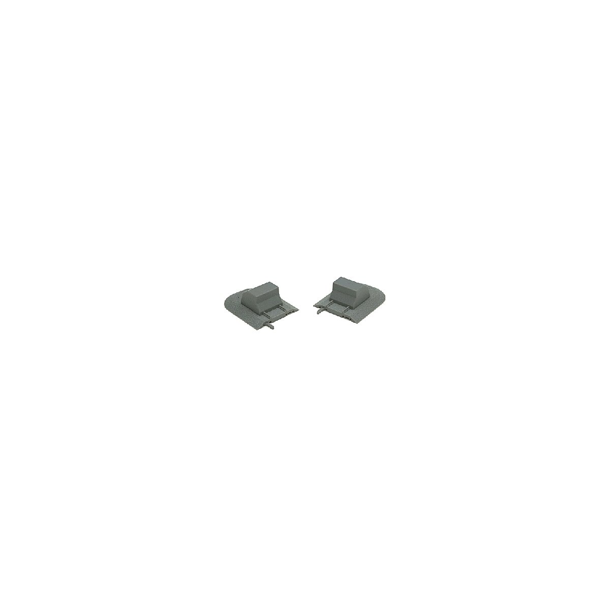 True-Track(R) Code 83 Track & Roadbed System -- Bumpers pkg(2), HO, Atlas Model Railroad Co. 470