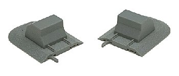 True-Track(R) Code 83 Track & Roadbed System -- Bumpers pkg(2), HO, Atlas Model Railroad Co. 470