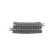 Code 65 Curved Track with Gray Ballast - True Track -- 1/2 Section, 12-1/2′ 31.8cm Radi, N, Atlas Model Railroad Co. G2413