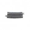 Code 65 Curved Track with Gray Ballast - True Track -- 1/2 Section, 12-1/2′ 31.8cm Radi, N, Atlas Model Railroad Co. G2413