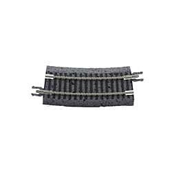 Code 65 Curved Track with Gray Ballast - True Track -- 1/2 Section, 11′ 27.9cm Radius p, N, Atlas Model Railroad Co. G2411