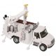 International(R) 4300 Utility Truck w/Drill - Assembled -- White w/Railroad Maintenance-of-, HO, Walthers SceneMaster 11733