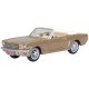 1965 Ford Mustang Convertible - Assembled -- Top Down (Prairie Bronze), HO, Oxford Diecast 87MU65007