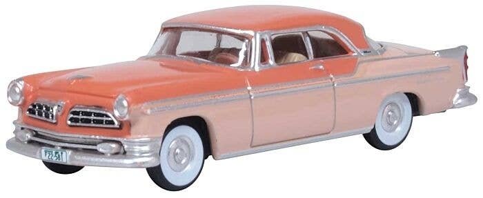 1955 Chrysler New Yorker Deluxe St. Regis - Assembled -- Desert Sand, Canyon Tan, HO, Oxford Diecast 87CNY55002