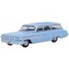 1964 Ford Country Sedan Station Wagon - Assembled -- Skylight Blue, HO, Oxford Diecast 87FC64001