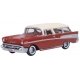 1957 Chevrolet Nomad - Assembled -- Adobe Beige, Sierra Gold, HO, Oxford Diecast 87CN57008