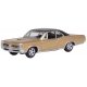 1966 Pontiac GTO - Assembled -- Martinique Bronze, Black, HO, Oxford Diecast 87PG66003