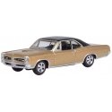 1966 Pontiac GTO - Assembled -- Martinique Bronze, Black, HO, Oxford Diecast 87PG66003
