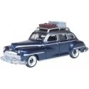 1946-1948 Desoto Suburban Sedan - Assembled -- Butterfly Blue, Crystal Gray, HO, Oxford Diecast 87DS46004