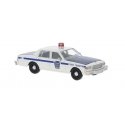 1987 Chevrolet Caprice Sedan - Assembled -- Pennsylvania State Trooper (white, balck, blue), HO, Brekina Automodelle 19715