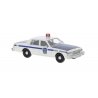 1987 Chevrolet Caprice Sedan - Assembled -- Pennsylvania State Trooper (white, balck, blue), HO, Brekina Automodelle 19715