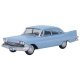1959 Plymouth Savoy Sedan - Assembled -- Powder Blue, HO, Oxford Diecast 87PS59003