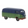 1950-1954 Volkswagen T1a Kasten Cargo Van - Assembled -- Economy (blue, green), HO, Brekina Automodelle 32075
