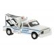 1981 GMC C30 Tow Truck - Assembled -- New York Police Department (white, blue), HO, Brekina Automodelle 19668