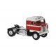 1950 Kenworth Bullnose Tractor Only - Assembled -- Red, White, HO, Brekina Automodelle 85956