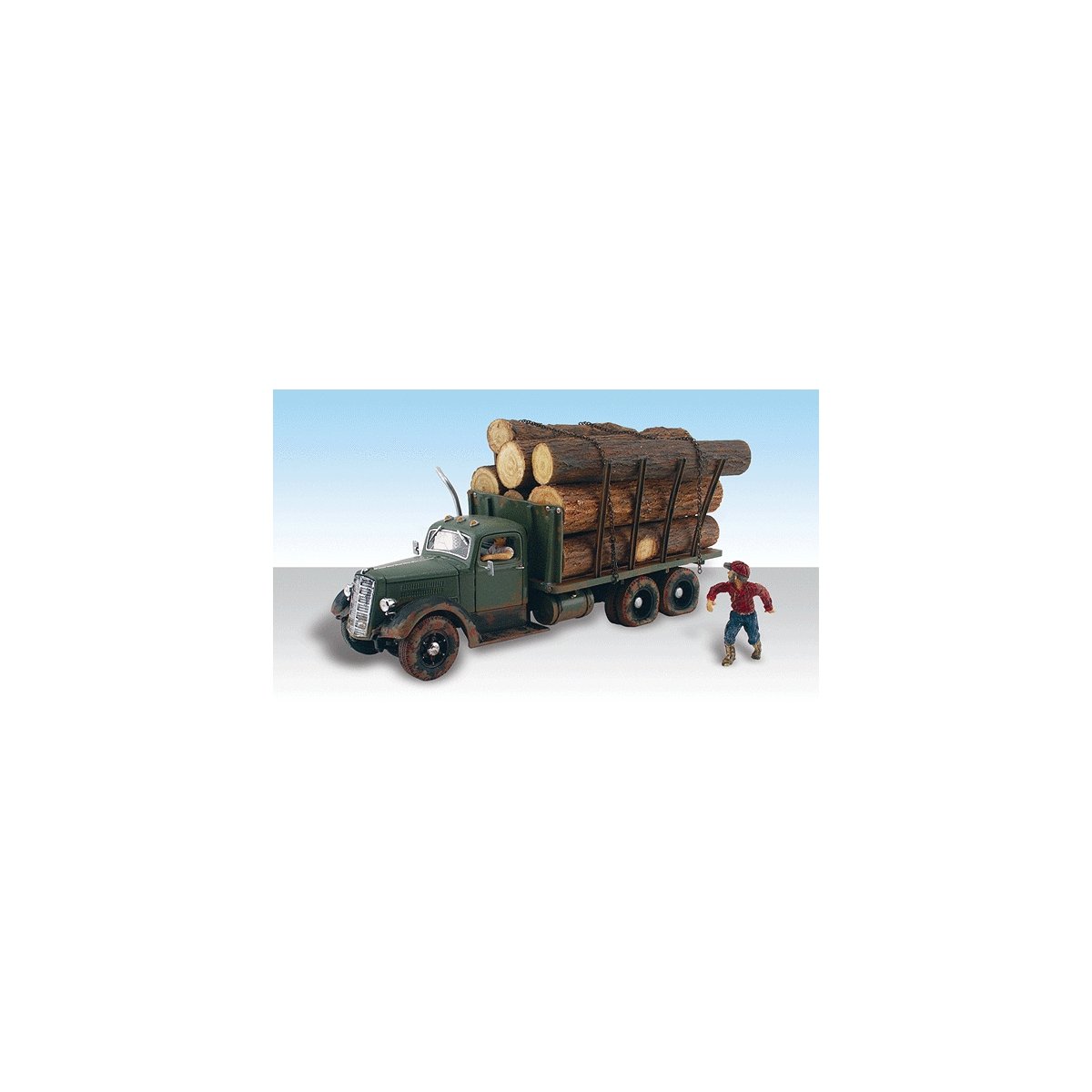 Scenic Accents(R) -- Tim Burr Logging Truck, HO, Woodland Scenics 5553