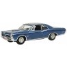 1966 Pontiac GTO - Assembled -- Fontaine Blue, HO, Oxford Diecast 87PG66001