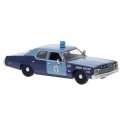 1970s Dodge Monaco - Assembled -- Massachusetts State Police (2-Tone Blue), HO, Brekina Automodelle 18156