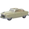 1950 Nash Rambler Custom Landau Convertible - Assembled -- Top Down (Champagne Ivory), HO, Oxford Diecast 87NR50002