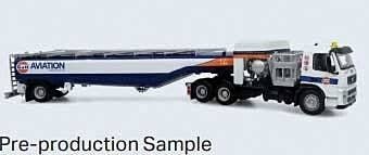 Esterer Airport Tanker - Assembled -- Gulf Aviation (white, black, orange), HO, Iconic Replicas 870638