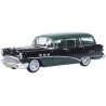1954 Buick Century Estate Station Wagon - Assembled -- Baffin Green, Carlsbad Black, HO, Oxford Diecast 87BCE54002