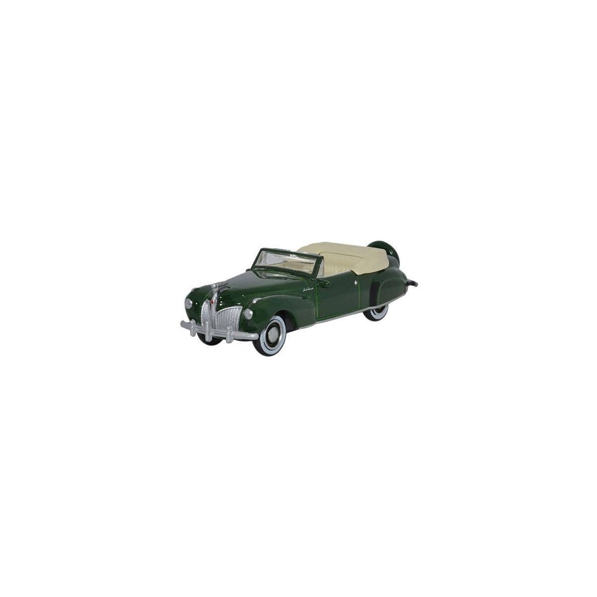 1941 Lincoln Continental Convertible - Assembled -- Top Down (Spode Green), HO, Oxford Diecast 87LC41002