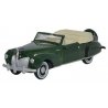 1941 Lincoln Continental Convertible - Assembled -- Top Down (Spode Green), HO, Oxford Diecast 87LC41002