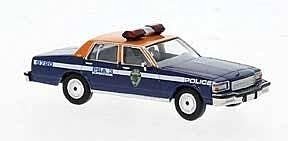 1987 Chevrolet Caprice Sedan - Assembled -- New York Police Department NYPD House Police (bl, HO, Brekina Automodelle 19711