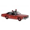 Dodge Monaco - Assembled -- Chicago Fire Department (red, black), HO, Brekina Automodelle 18157