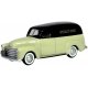 1950 Chevrolet 3100 Van - Assembled -- Specialty Foods (khaki, black), HO, Oxford Diecast 87CV50004