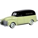 1950 Chevrolet 3100 Van - Assembled -- Specialty Foods (khaki, black), HO, Oxford Diecast 87CV50004