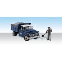 Rocky′s Road Repair - Assembled - AutoScenes(R) -- Dump Truck & Figure, HO, Woodland Scenics 5550