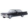 1961 Cadillac Sedan de Ville - Assembled -- Ebony, HO, Oxford Diecast 87CSD61004