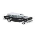 1957 Buick Century Caballero - Assembled -- Black, White, HO, Brekina Automodelle 18177