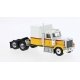 Chevrolet Bison Semi Tractor Only - Assembled -- White, Yellow, Black, Orange, HO, Brekina Automodelle 85782