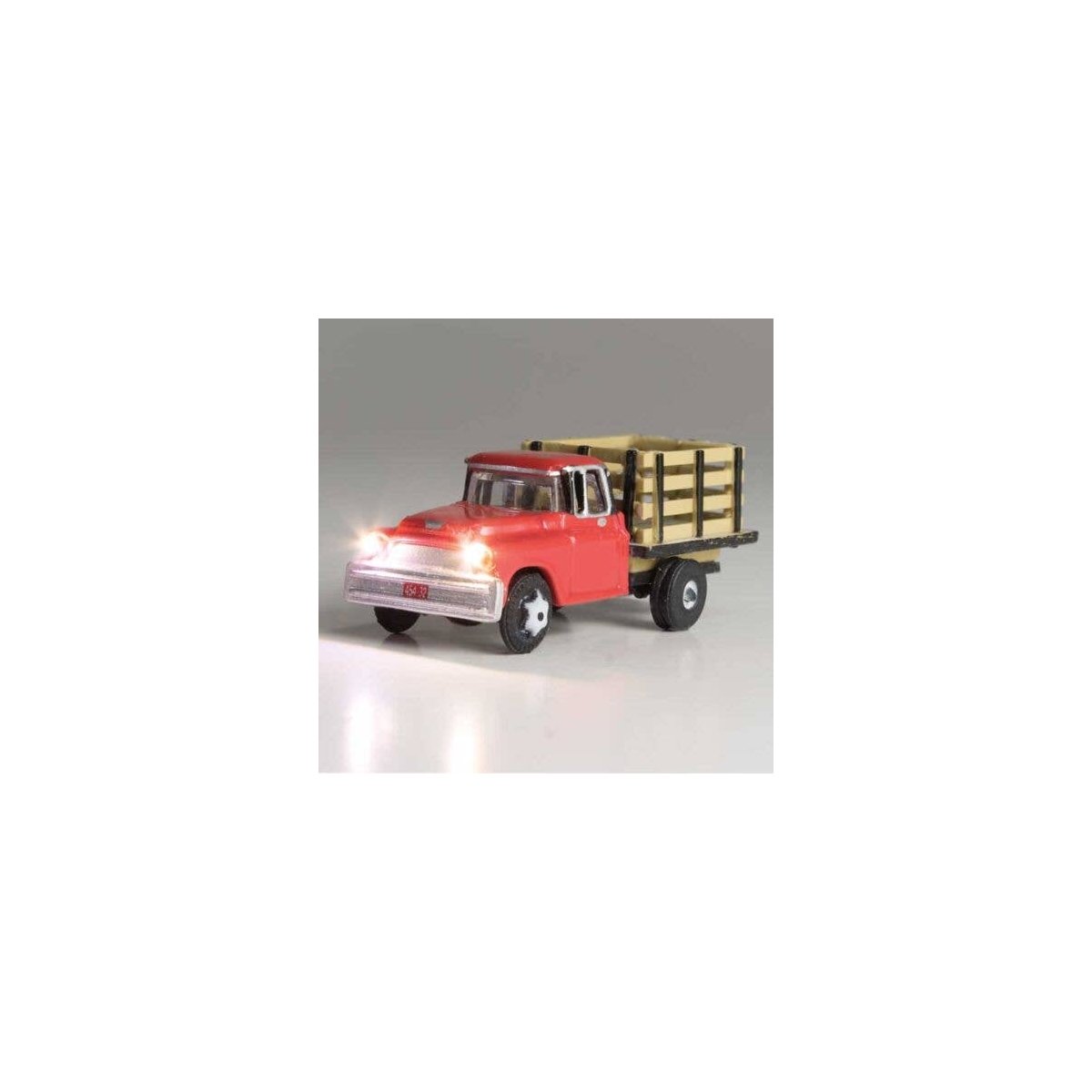Just Plug(R) Lighted Vehicle -- Heavy Hauler (red), N, Woodland Scenics 5615