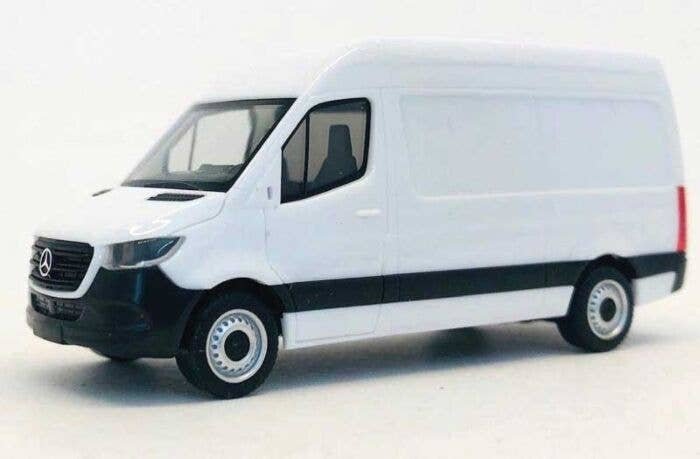2018 Mervedes-Benz Sprinter High-Roof Cargo Van - Assembled -- Various Standard Colors, HO, Herpa Models 6593